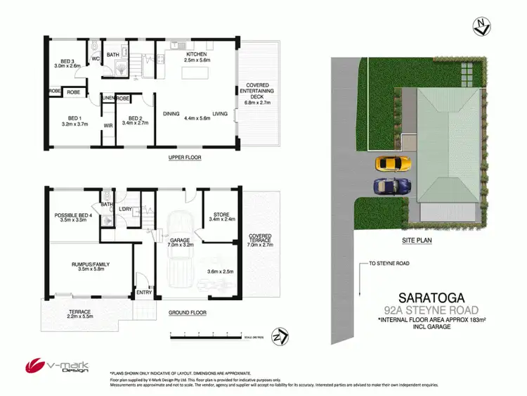 Floorplan of Homely house listing, 92A Steyne Road, Saratoga NSW 2251