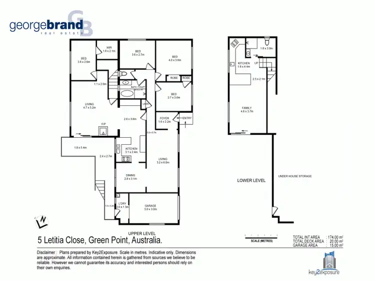 Floorplan of Homely house listing, 5 Letitia Cl, Green Point NSW 2251