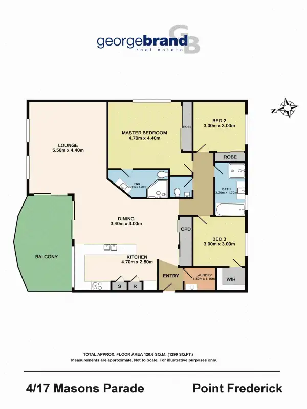 Floorplan of Homely unit listing, 4/17 Masons Parade, Point Frederick NSW 2250
