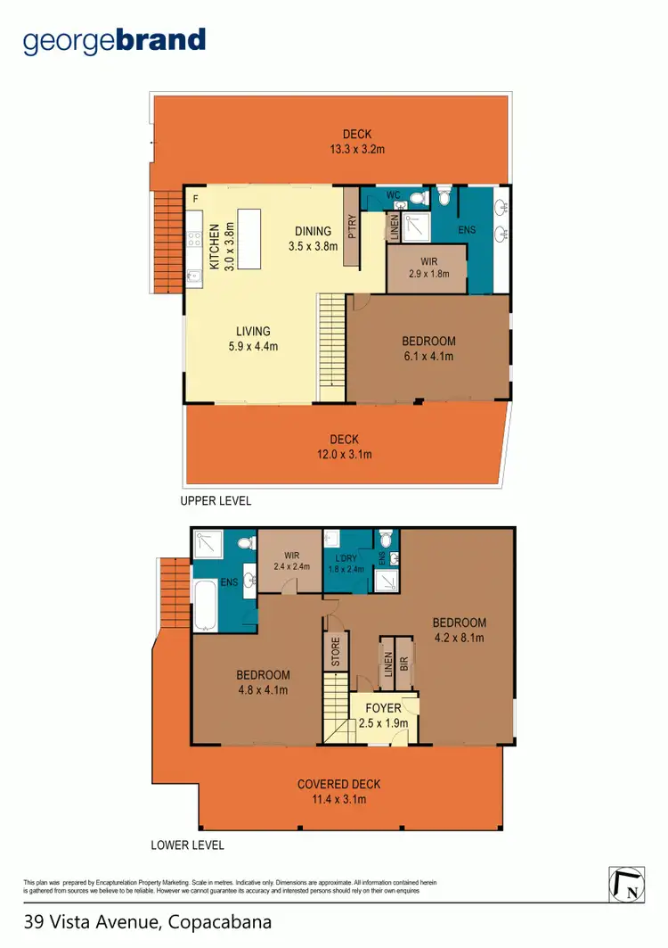 Floorplan of Homely house listing, 39 Vista Ave, Copacabana NSW 2251