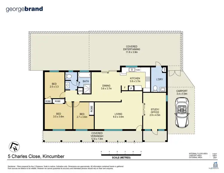 Floorplan of Homely house listing, 5 Charles Cl, Kincumber NSW 2251