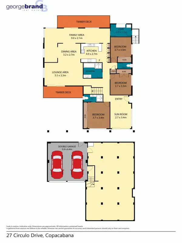 Floorplan of Homely house listing, 27 Circulo Drive, Copacabana NSW 2251