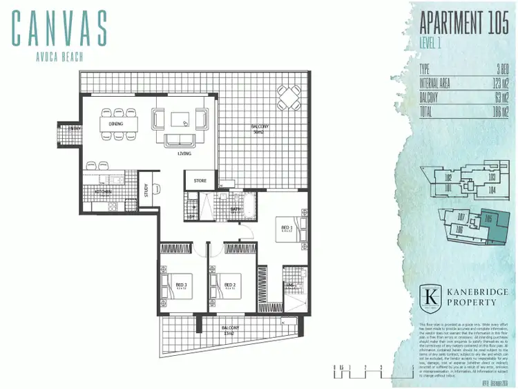 Floorplan of Homely unit listing, 105/14-18 Cape Three Points Rd, Avoca Beach NSW 2251