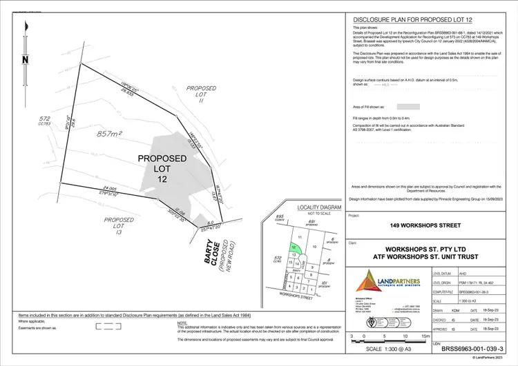 Floorplan of Homely land listing, Lot 12 Barty Close, Brassall QLD 4305