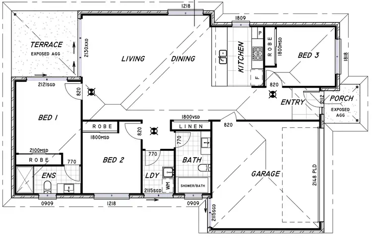 Floorplan of Homely house listing, 42/15-23 Redondo Street, Ningi QLD 4511