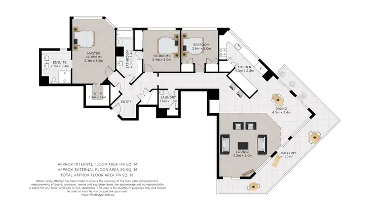 Floorplan of Homely apartment listing, 31/3554 Main Beach Parade, Main Beach QLD 4217