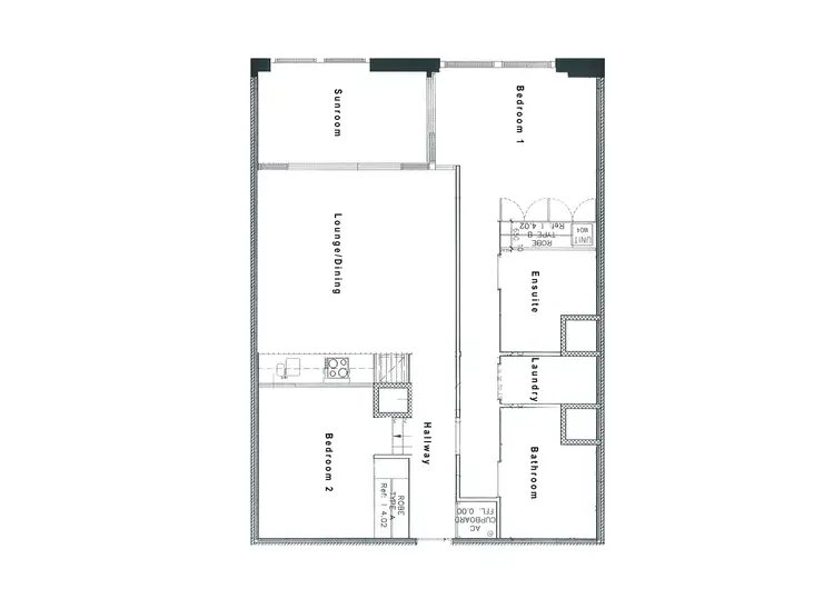 Floorplan of Homely apartment listing, 110/320 Harris Street, Pyrmont NSW 2009