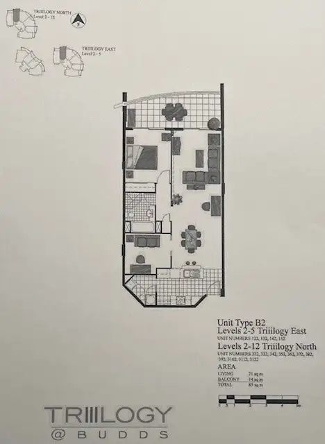 Floorplan of Homely apartment listing, ID:21124842/21-31 Cypress Avenue, Surfers Paradise QLD 4217
