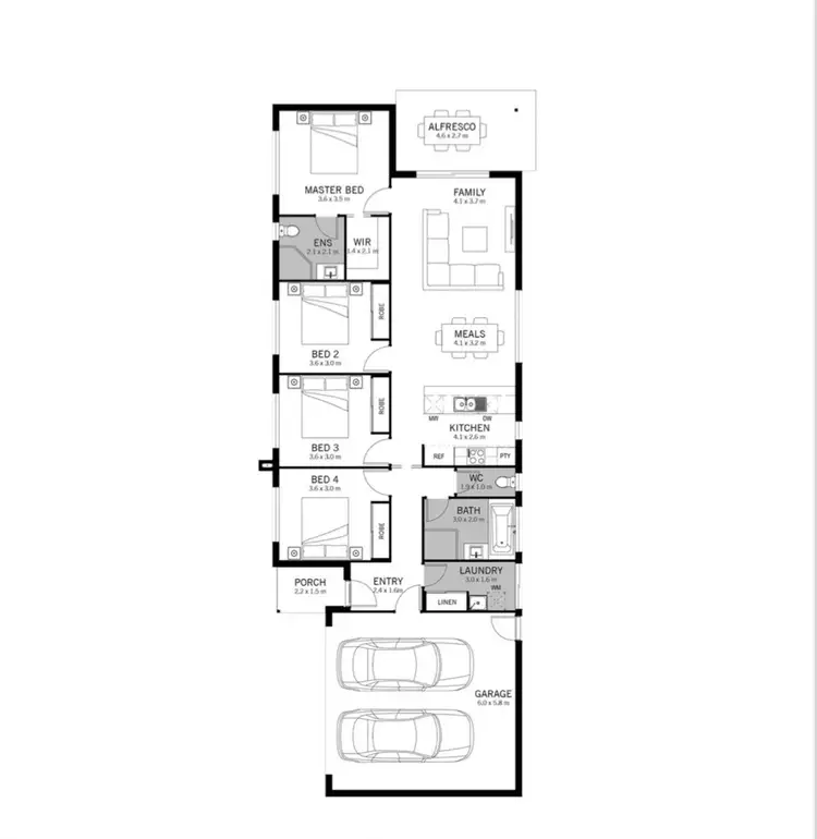 Floorplan of Homely house listing, 1 Howe Circuit, Logan Reserve QLD 4133