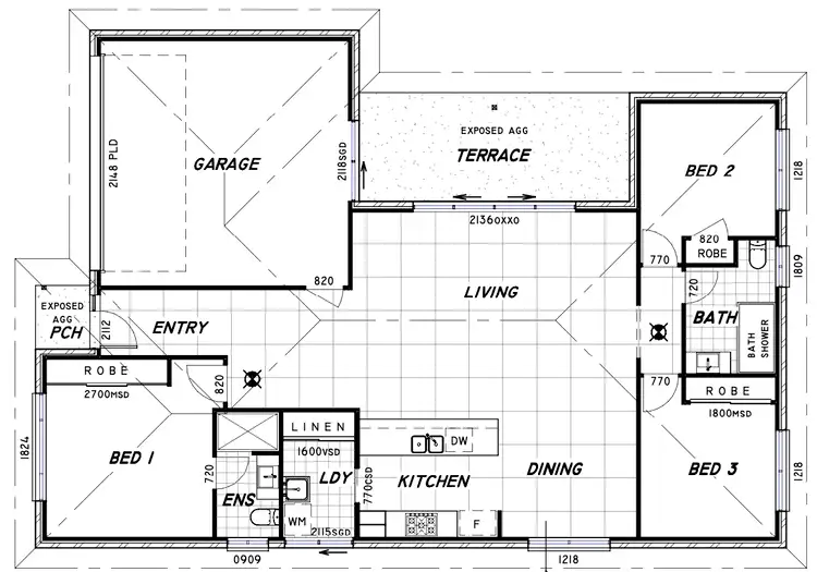 Floorplan of Homely house listing, 14/15-23 Redondo Street, Ningi QLD 4511