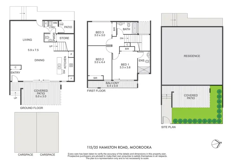 Floorplan of Homely townhouse listing, 115/35 Hamilton Road, Moorooka QLD 4105