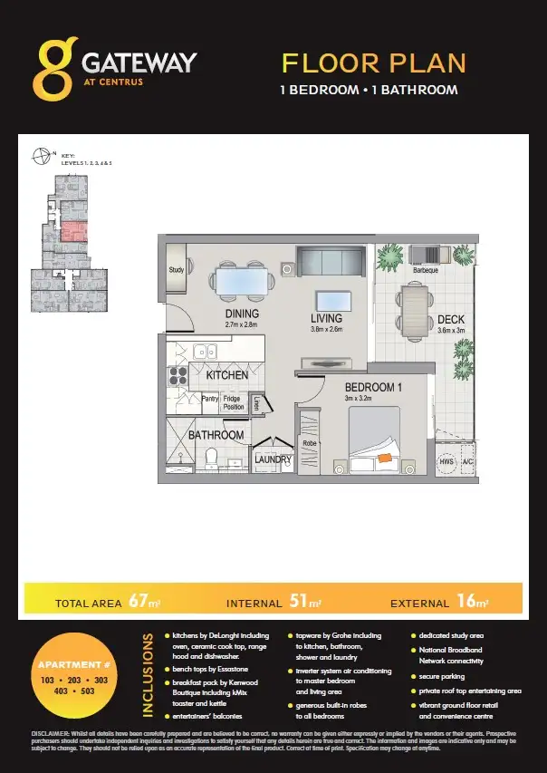 Floorplan of Homely apartment listing, 103/66 Slobodian Avenue, Eight Mile Plains QLD 4113