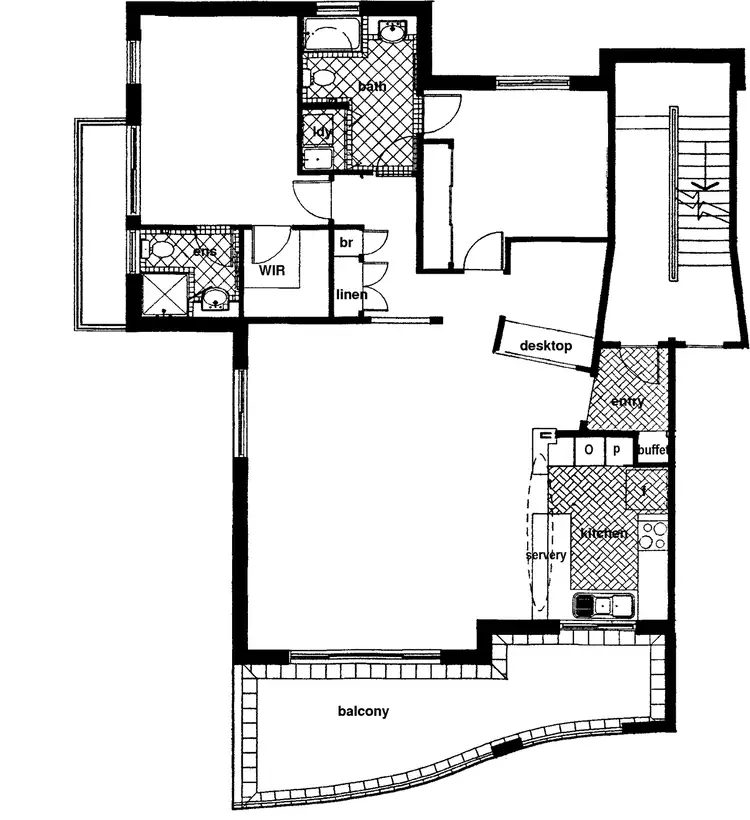 Floorplan of Homely apartment listing, ID:21130323/68 Beeston Street, Teneriffe QLD 4005