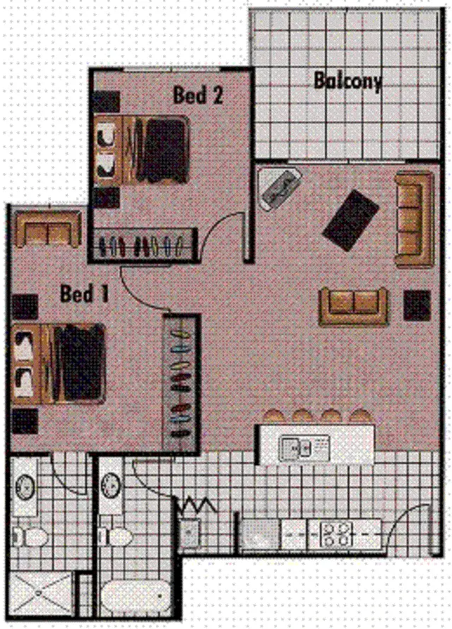 Floorplan of Homely unit listing, ID:21130411/6 Exford Street, Brisbane City QLD 4000