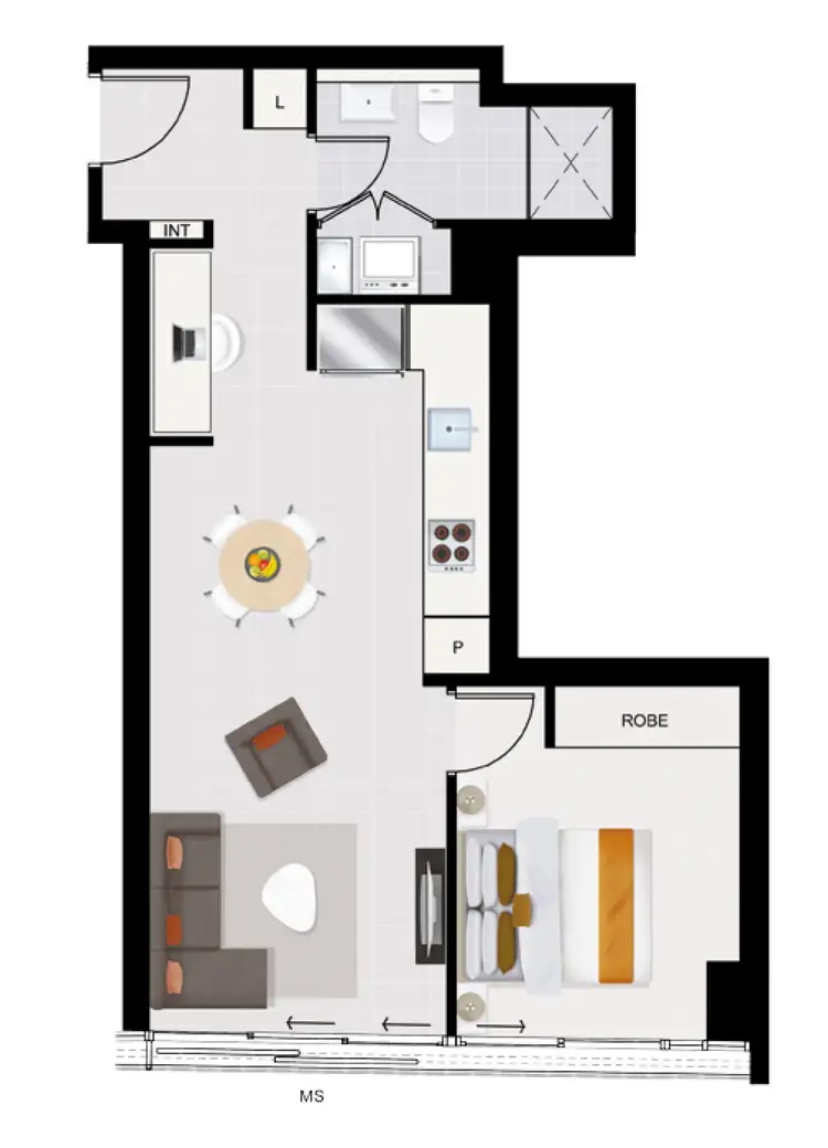 Floorplan of Homely apartment listing, ID:21133192/24 Stratton Street, Newstead QLD 4006