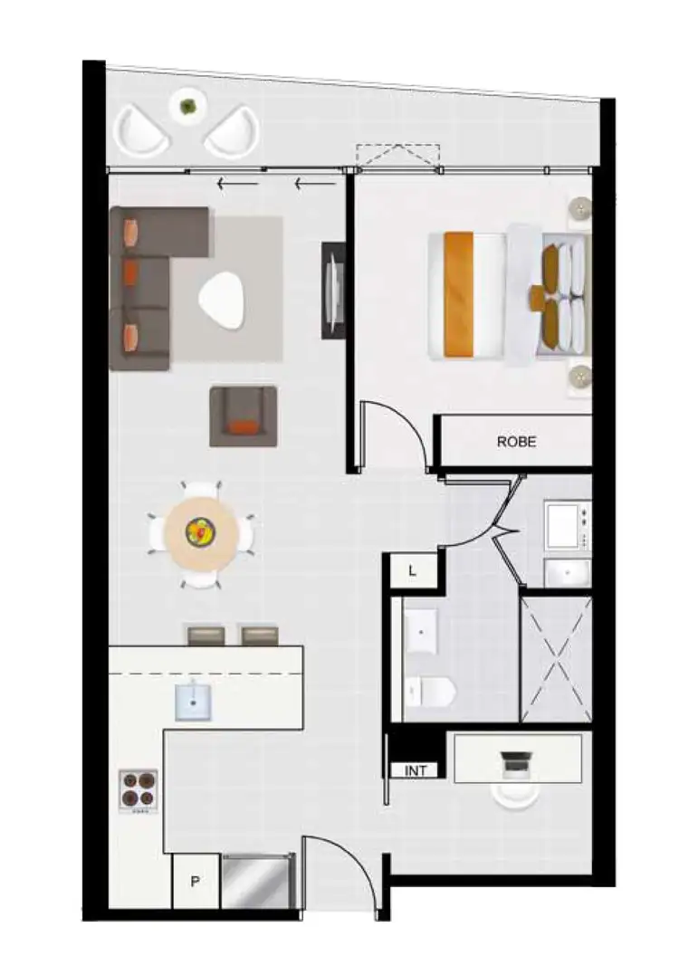 Floorplan of Homely apartment listing, ID:21134375/24 Stratton Street, Newstead QLD 4006