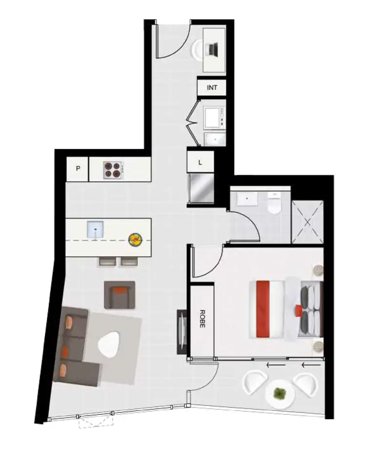 Floorplan of Homely apartment listing, ID:21134378/24 Stratton Street, Newstead QLD 4006