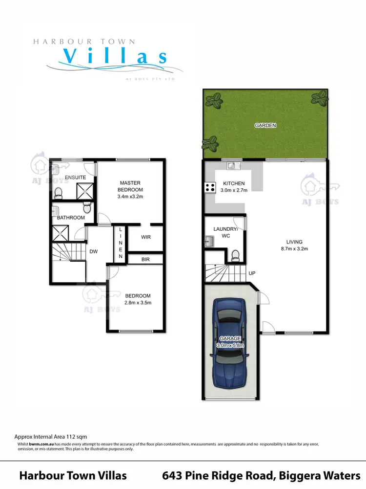 Floorplan of Homely townhouse listing, 27/643 Pine Ridge Road, Biggera Waters QLD 4216
