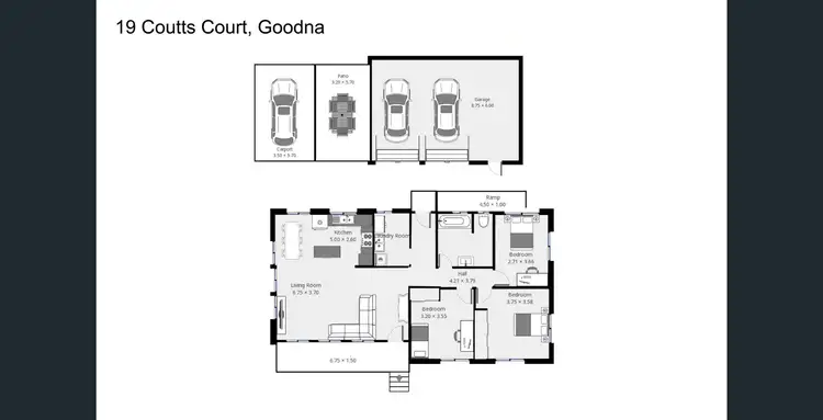 Floorplan of Homely house listing, 19 Coutts Street, Goodna QLD 4300