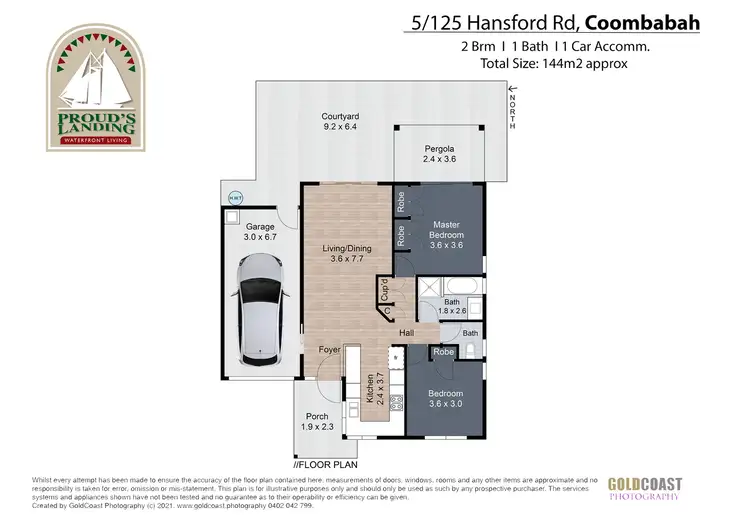 Floorplan of Homely villa listing, 5/125 Hansford Road, Coombabah QLD 4216