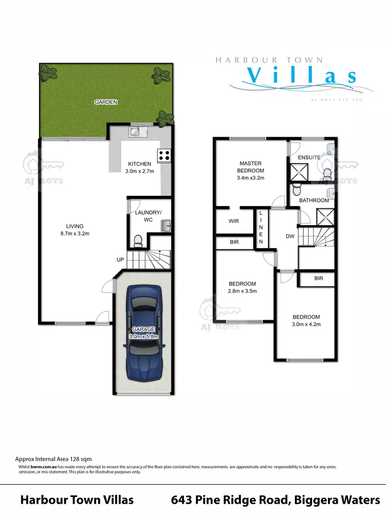Floorplan of Homely townhouse listing, 14/643 Pine Ridge Road, Biggera Waters QLD 4216