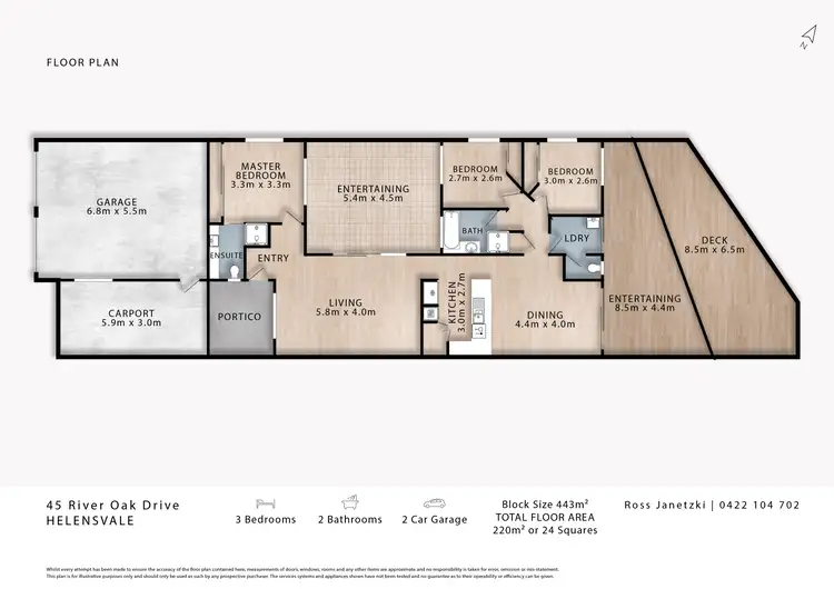 Floorplan of Homely house listing, 45 River Oak Drive, Helensvale QLD 4212