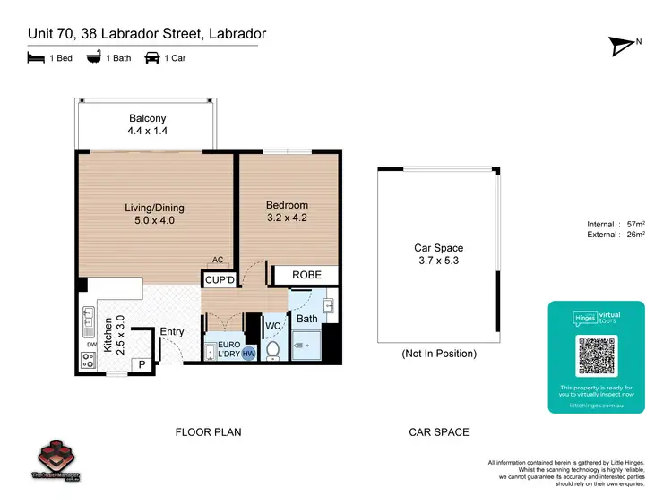 Floorplan of Homely unit listing, ID:21136926/38-40 Labrador Street, Labrador QLD 4215