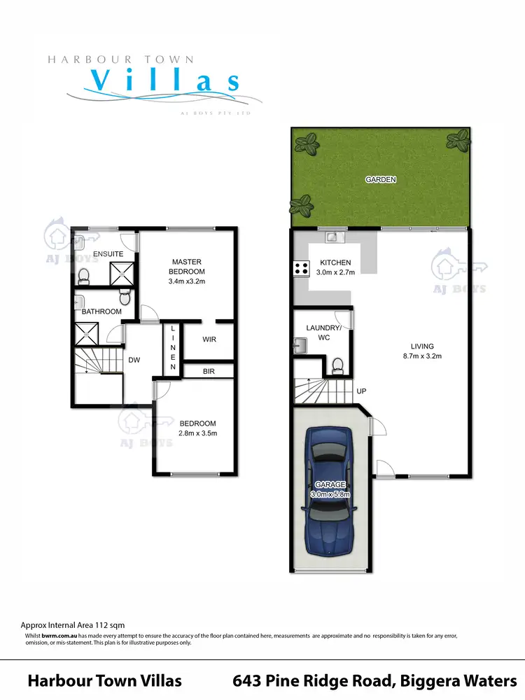 Floorplan of Homely townhouse listing, 98/643 Pine Ridge Road, Biggera Waters QLD 4216