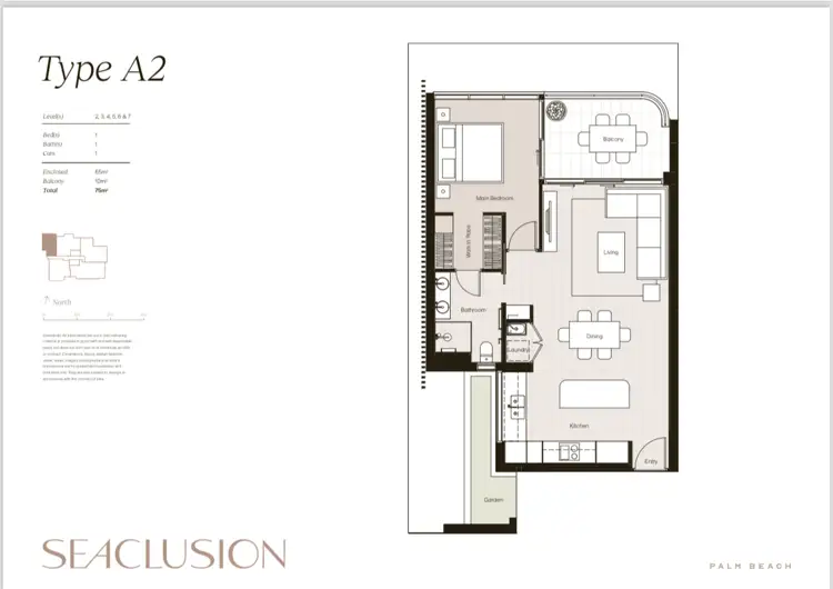 Floorplan of Homely unit listing, 704/4 Twenty First Avenue, Palm Beach QLD 4221