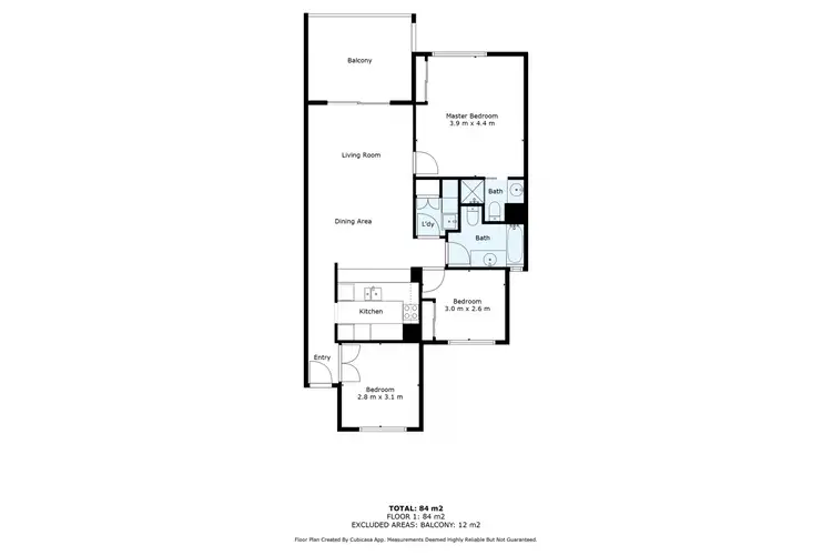 Floorplan of Homely apartment listing, ID:21138524/42 Warburton Street, North Ward QLD 4810