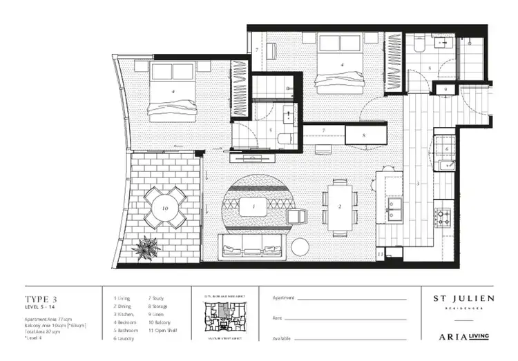 Floorplan of Homely apartment listing, ID:21139150/234 Vulture Street, South Brisbane QLD 4101