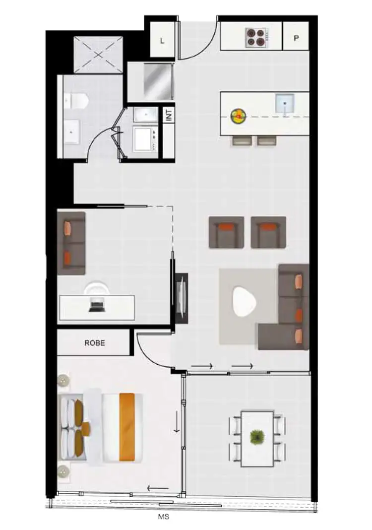 Floorplan of Homely apartment listing, ID:21139107/24 Stratton Street, Newstead QLD 4006