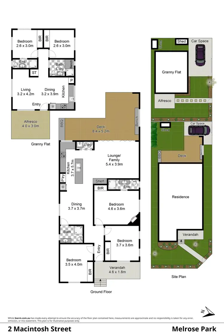 Floorplan of Homely house listing, 2 Macintosh Street, Melrose Park NSW 2114