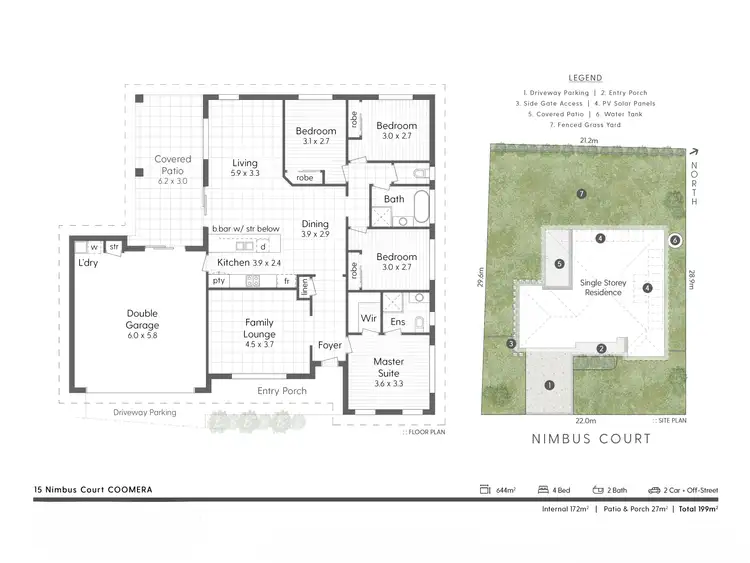 Floorplan of Homely house listing, 15 Nimbus Court, Coomera QLD 4209