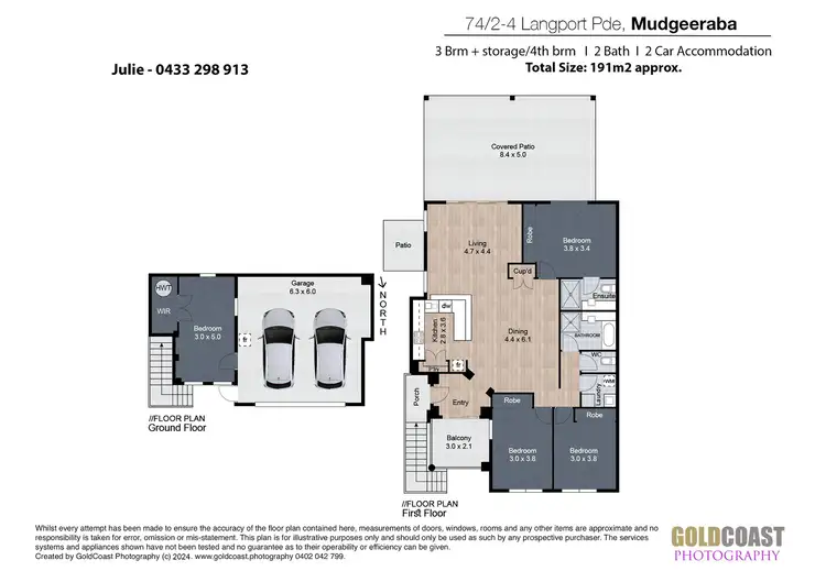 Floorplan of Homely villa listing, ID:21139898/2-4 Langport Parade, Mudgeeraba QLD 4213