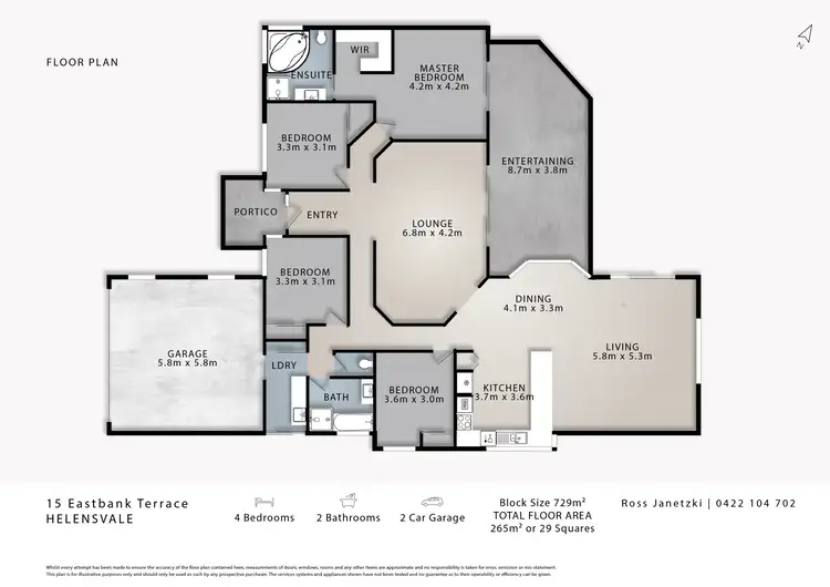 Floorplan of Homely house listing, 15 Eastbank Terrace, Helensvale QLD 4212
