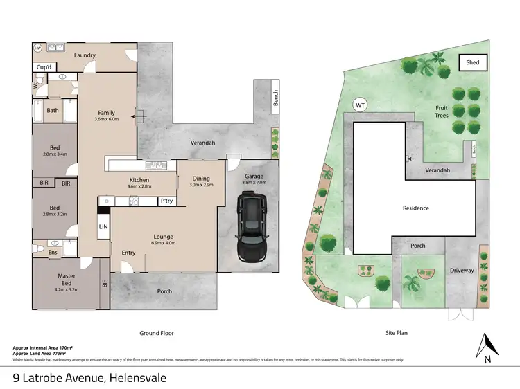 Floorplan of Homely house listing, 9 Latrobe Avenue, Helensvale QLD 4212