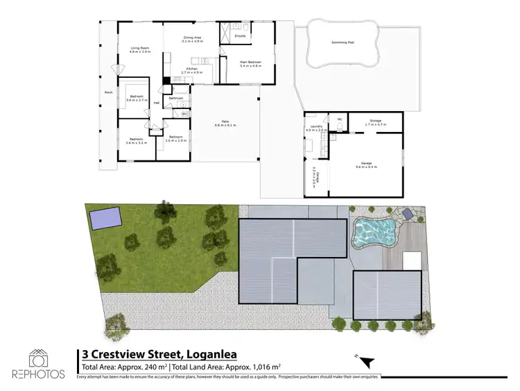 Floorplan of Homely house listing, 3 Crestview Street, Loganlea QLD 4131