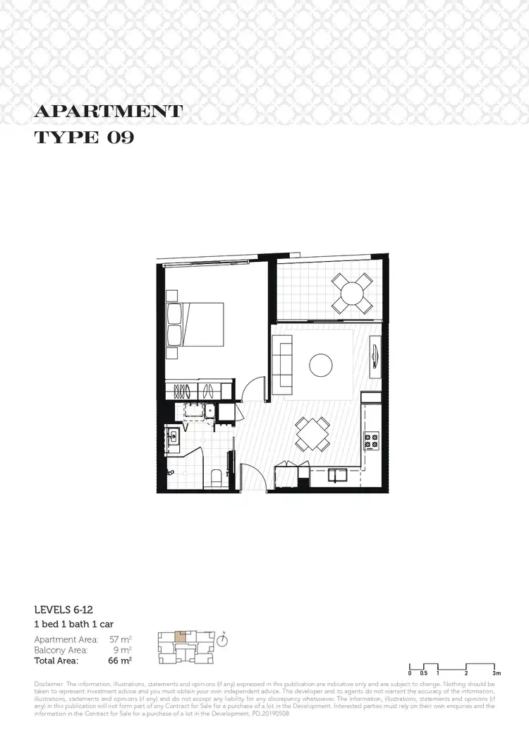 Floorplan of Homely unit listing, ID:21141809/61 Brookes Street, Bowen Hills QLD 4006