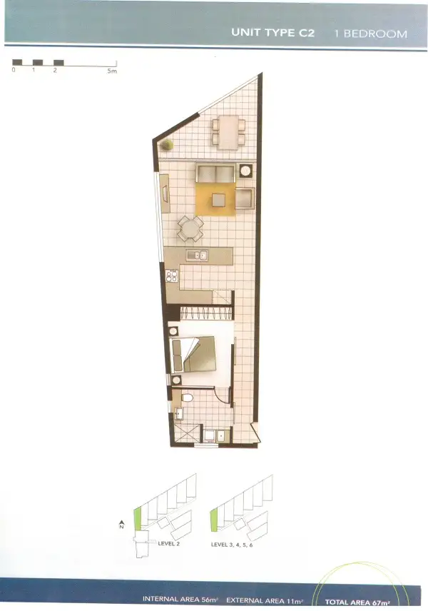 Floorplan of Homely apartment listing, 15/26 River Street, Mackay QLD 4740