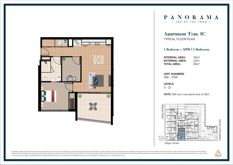 Floorplan of Homely unit listing, ID:21142663/37 Mayne Road, Bowen Hills QLD 4006