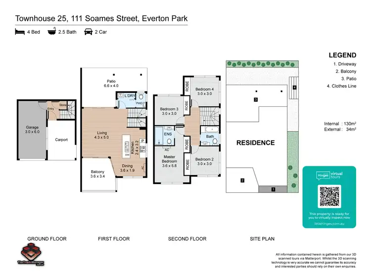 Floorplan of Homely townhouse listing, ID:21144948/111 SOAMES, Everton Park QLD 4053
