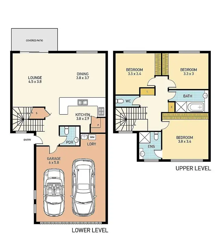 Floorplan of Homely townhouse listing, ID:21146565/15-27 Bailey Road, Deception Bay QLD 4508