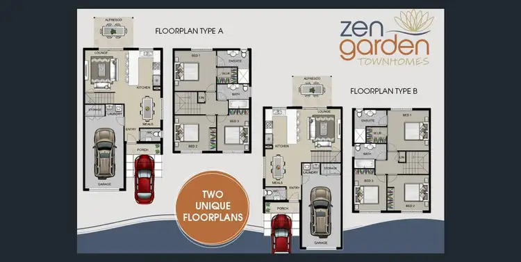 Floorplan of Homely townhouse listing, 47/12 Dasheng Street, Doolandella QLD 4077