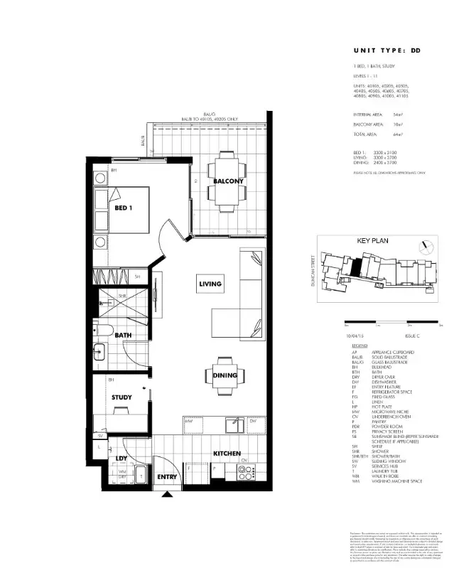 Floorplan of Homely apartment listing, ID:21147016/50 Duncan Street, West End QLD 4101