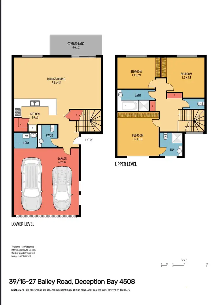 Floorplan of Homely townhouse listing, 5/15-27 Bailey Road, Deception Bay QLD 4508