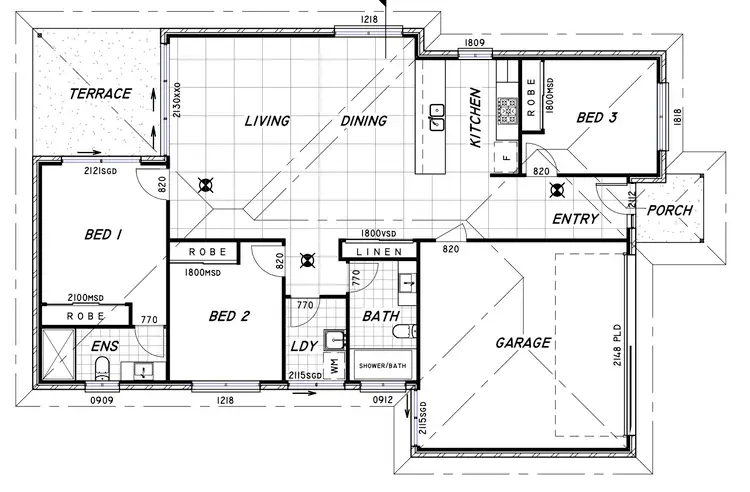 Floorplan of Homely house listing, 94/15-23 Redondo Street, Ningi QLD 4511
