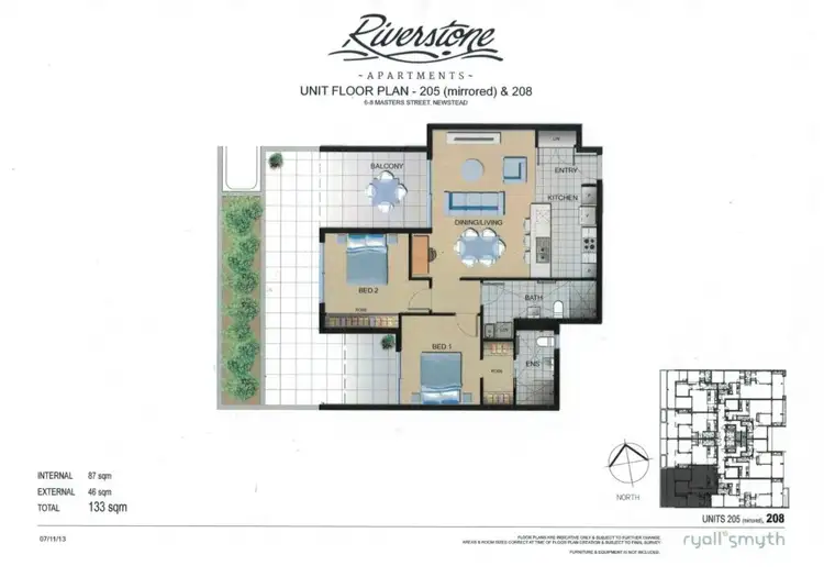 Floorplan of Homely unit listing, ID:21148253/8 Masters Street, Newstead QLD 4006