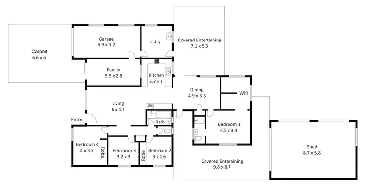 Floorplan of Homely house listing, 25 Marigold Street, Margate QLD 4019