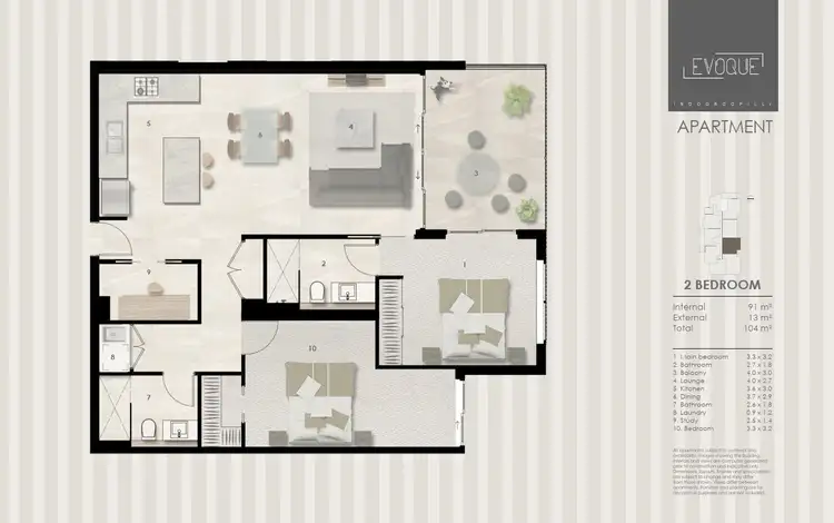 Floorplan of Homely unit listing, ID:21150067/185 Clarence Road, Indooroopilly QLD 4068